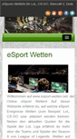 Mobile Screenshot of esport-wetten.net