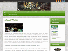 Tablet Screenshot of esport-wetten.net